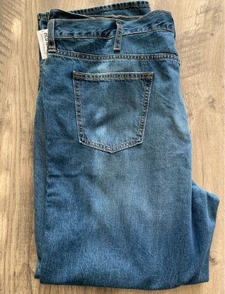 Old Navy Men’s Loose Built-In Tough Jeans Size 46X34 NWT 