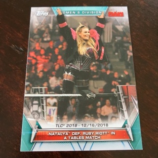 2019 Topps WWE Women's Division - [Base] #94 Memorable Matches and Moments - Natalya ...