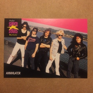 1991 ProSet Super⭐️Stars MusiCards ~ Annihilator (Card # 150)