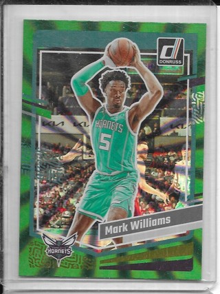 Mark Williams 2023-24 Donruss Holo Green Laser #125