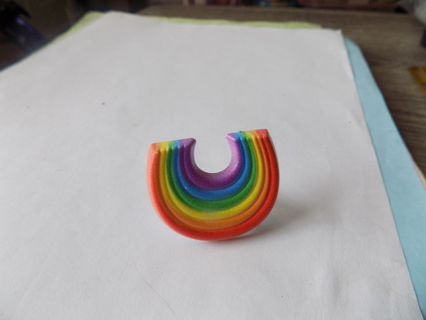 Childs Rainbow ring plastic