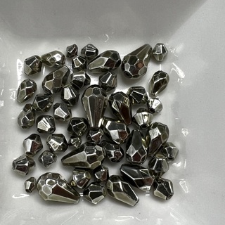 Mixed Shaped Silver Beads