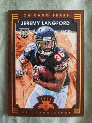 2015 Panini Gridiron Kings Rookie Jeremy Langford