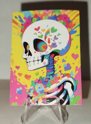 Colorful Skeleton Sticker