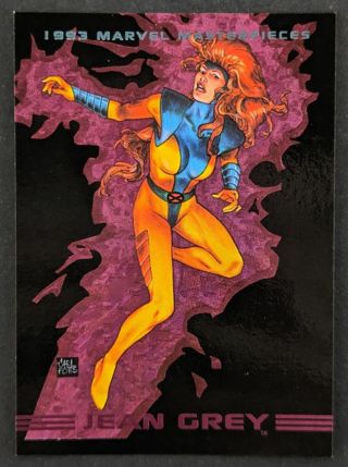 1993 Marvel Masterpieces # 75 Jean Grey Marvel Card