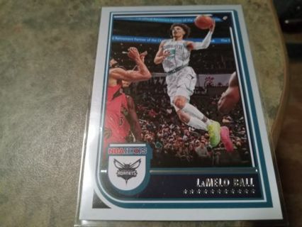 2022/2023 NBA HOOPS LAMELO BALL CHARLOTTE HORNETS BASKETBALL CARD# 90