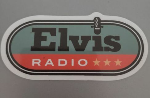 Elvis radio band sticker for water bottle toolbox luggage laptop computer