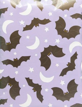 ⭐NEW⭐(1) HALLOWEEN BAT'S 10 x 13" POLY MAILER