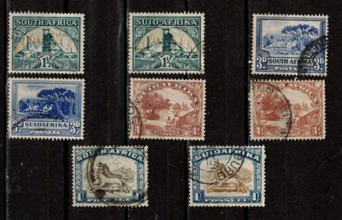 South Africa Stamps, 1935-1954