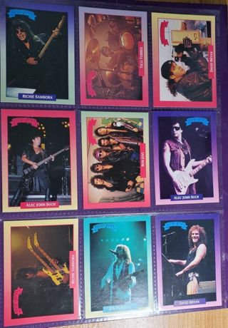 9 Bon Jovi 1991 Cards