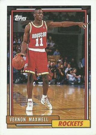 Tradingcard - NBA - 1992-93 Topps #68 - Vernon Maxwell - Houston Rockets