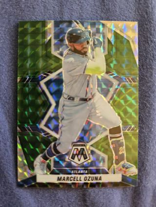 2022 Panini Mosaic Green Marcell Ozuna