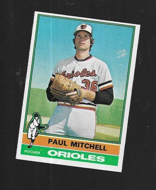 1976 TOPPS PAUL MITCHELL #393