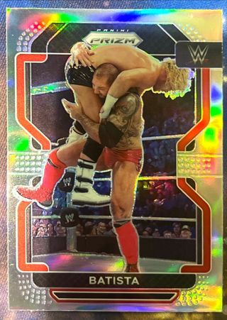 2022 Panini Prizm WWE BATISTA Silver Prizm #196