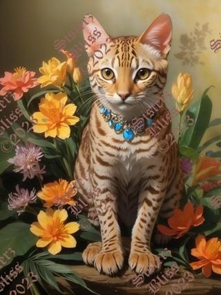 Listia Digital Collectible: Ocicat: Bella