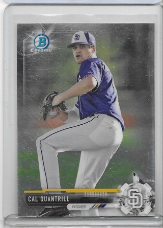 Cal Quantril 2017 Bowman Chrome Draft Prospect #BDC21