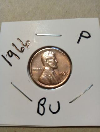 1966-P BEAUTIFUL UNCIRCULATED LINCOLN COPPER PENNY. HIGHEST BIDDER WINS