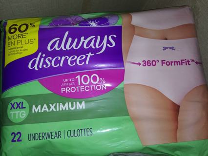 Always Discreet underwear