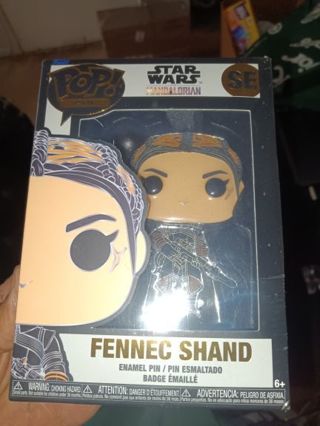 Star Wars The Mandalorian Funko Pop Pin Fennec Shand (brand new)