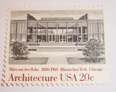 Scott #2020, Architecture, Illinois Inst. of Technology, One Useable 20¢ US Postage Stamp