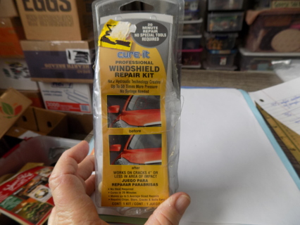 Cure it Professional windshield repair kit no heat required cures in 20 minutes 