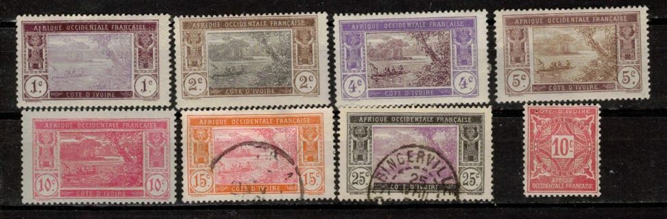 Ivory Coast Stamps 1913-1935