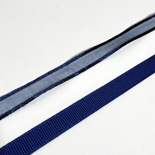Blue Grosgrain & Organdy 3/8” Ribbon Lot 