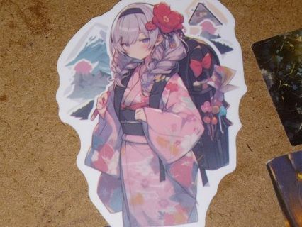 Girl Cute new one 1⃣ vinyl sticker no refunds regular mail only Very nice