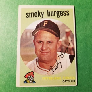 1959 - TOPPS BASEBALL CARD NO. 432 - SMOKY BURGESS - PIRATES