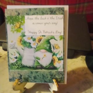 Reduced-Happy St. Patrick's Day - Design Blank Note Card