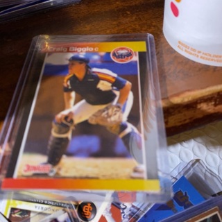 1989 donruss Craig biggio baseball card 