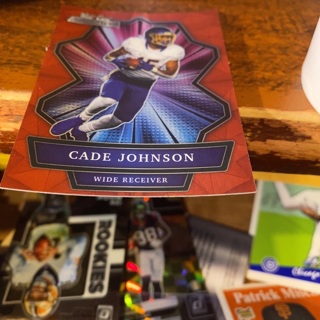 2021 wild card allumination cade Johnson football card 