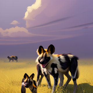 Listia Digital Collectible: Wild Dogs in Africa