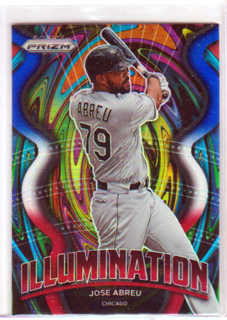 Jose Abreu, 2022 Panini Prizm Illumination Card #IL-2, Chicago White Sox, (EL)