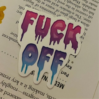 F Off Sticker