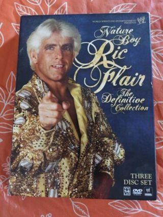 2008 WWE DVD Ric Flair The Definitive Collection Three Disc Set WWF WCW NWA Conrad Thompson