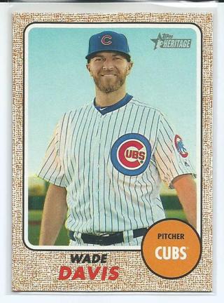 2017 Topps Heritage High Number Wade Davis #618 Cubs