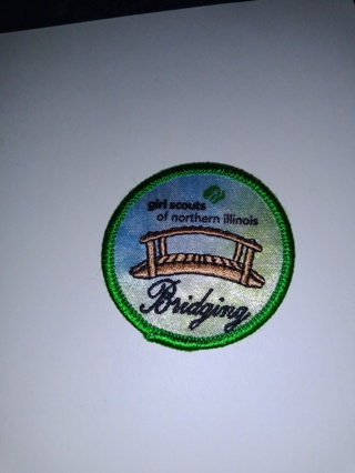 Bridges on Circle Iron-on Patch