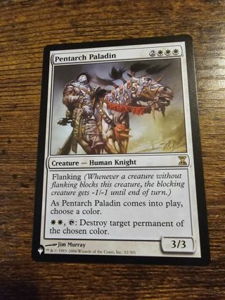 Magic the gathering mtg Pentatch Paladin The List