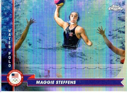 2024 Topps Chrome Olympics Maggie Steffens Refractor #196