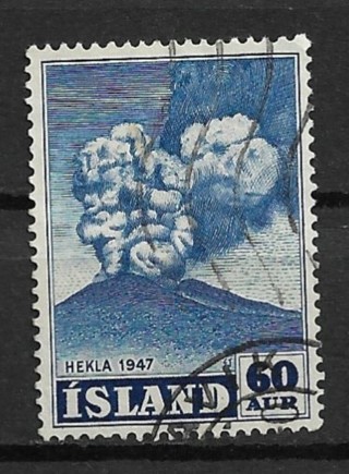 1949 Iceland SC250 60a Eruption of Hekla Volcano used