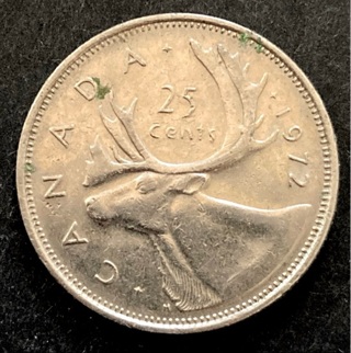 Canada 1972 Quarter Coin 