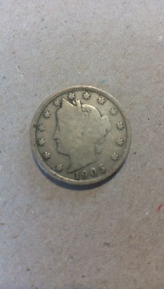 DEAL OF THE DAY 1905- LIBERTY V NICKLE