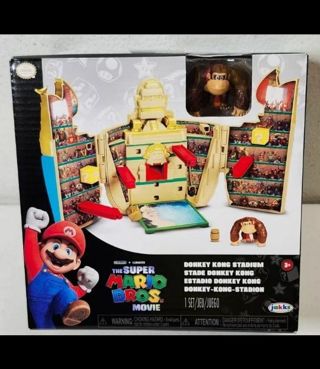 Donkey Kong Stadium Playset Super Mario Bros. Movie Kids Toy Jakks Pacific NEW