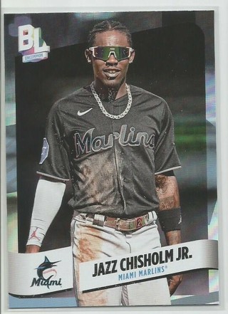 2024 Topps Big League Baseball-Jazz Chisholm Jr.-Rainbow Foil Variant