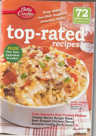 Soft Covered Recipe Book: Betty Crocker: Top Rated Recipes