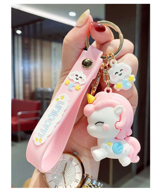 1pc Women's Cartoon Unicorn Pendant Cute Keychain