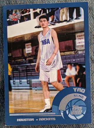 YAO MING ROOKIE CARD * HALL OF FAME