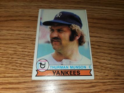 1979 Topps Baseball Thurman Munson #310 New York Yankees, low grade,Free Shipping!