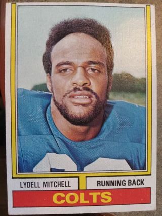 1974 TOPPS LYDELL MITCHELL COLTS FOOTBALL CARD# 69